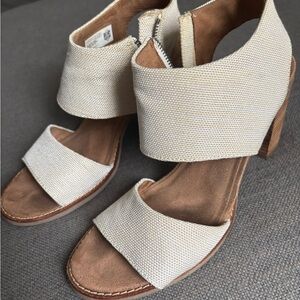 Toms Cream Women's Heels